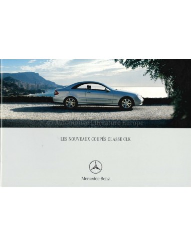 2002 MERCEDES BENZ CLK COUPÉ BROCHURE FRANS