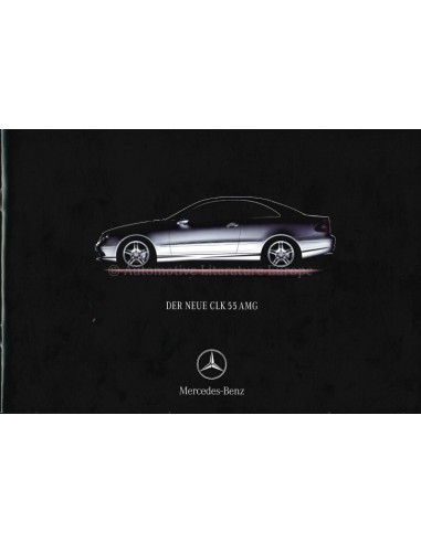2002 MERCEDES BENZ CLK AMG PROSPEKT DEUTSCH