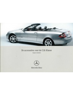 2003 MERCEDES BENZ CLK COUPÉ EN CABRIO ACCESSOIRES BROCHURE NEDERLANDS