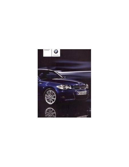 2008 BMW 1 SERIE INSTRUCTIEBOEKJE DUITS