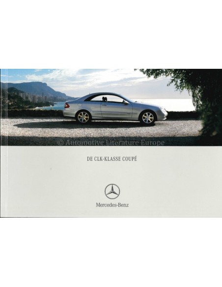 2005 MERCEDES BENZ CLK COUPÉ BROCHURE NEDERLANDS