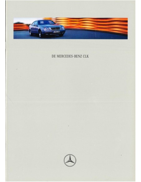1997 MERCEDES BENZ CLK BROCHURE NEDERLANDS