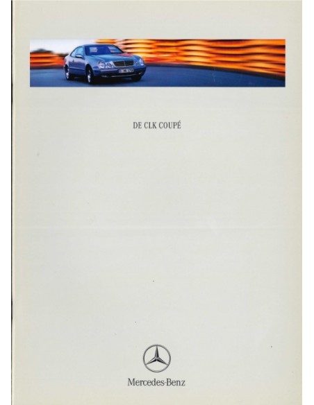 1998 MERCEDES BENZ CLK COUPÉ BROCHURE NEDERLANDS
