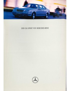 1997 MERCEDES BENZ CLK CONVERTIBLE BROCHURE GERMAN 2