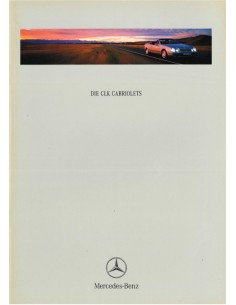 1998 MERCEDES BENZ CLK CABRIO BROCHURE DUITS