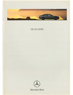 1997 MERCEDES BENZ CLK COUPE BROCHURE DUITS