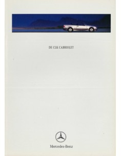 1999 MERCEDES BENZ CLK CONVERTIBLE BROCHURE DUTCH