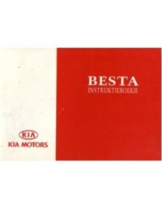 1995 KIA BESTA INSTRUCTIEBOEKJE NEDERLANDS