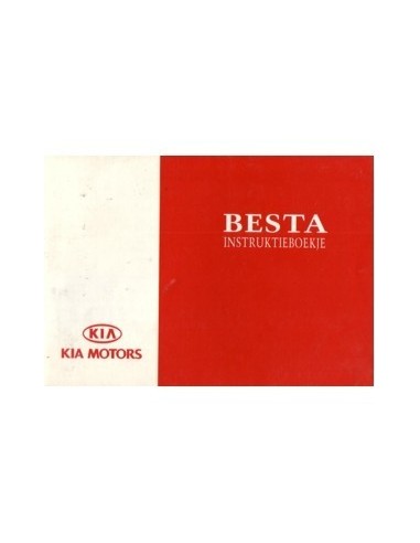 1996 KIA BESTA INSTRUCTIEBOEKJE NEDERLANDS