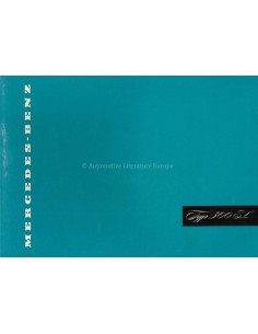 1956 MERCEDES BENZ 300 SL BROCHURE DUITS