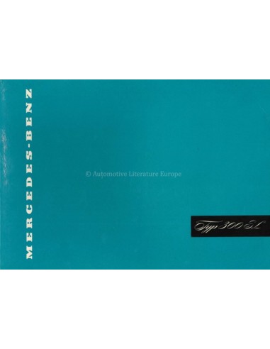 1956 MERCEDES BENZ 300 SL BROCHURE DUITS