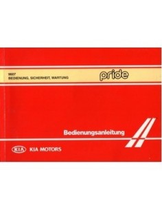 1996 KIA PRIDE INSTRUCTIEBOEKJE DUITS