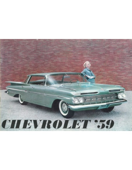 1959 CHEVROLET RANGE BROCHURE ENGLISH (US)