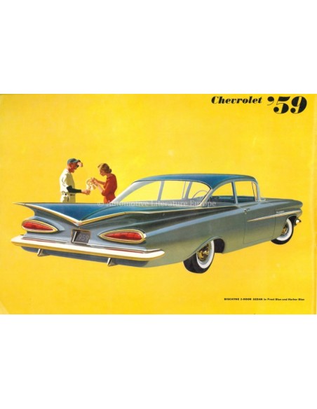 1959 CHEVROLET PROGRAMM PROSPEKT ENGLISCH (USA)