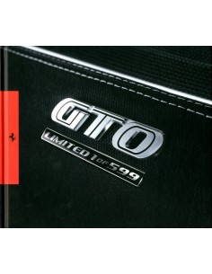 2010 FERRARI 599 GTO HARDCOVER BROCHURE 3688/10