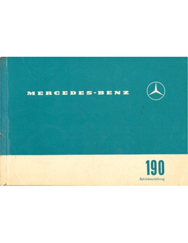 1962 MERCEDES BENZ 190 C BETRIEBSANLEITUNG DEUTSCH