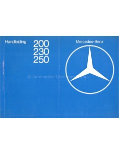 1976 MERCEDES BENZ E CLASS OWNERS MANUAL DUTCH