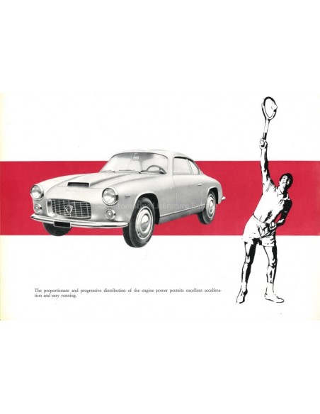 1963 LANCIA FLAMINIA SPORT 3C PROSPEKT ENGLISCH