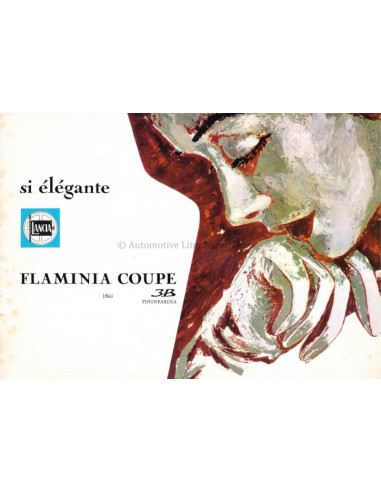 1963 LANCIA FLAMINIA COUPE 3B BROCHURE FRANS