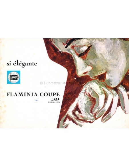 1963 LANCIA FLAMINIA COUPE 3B BROCHURE FRENCH