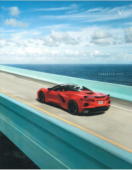 2021 CHEVROLET CORVETTE PROSPEKT ENGLISCH