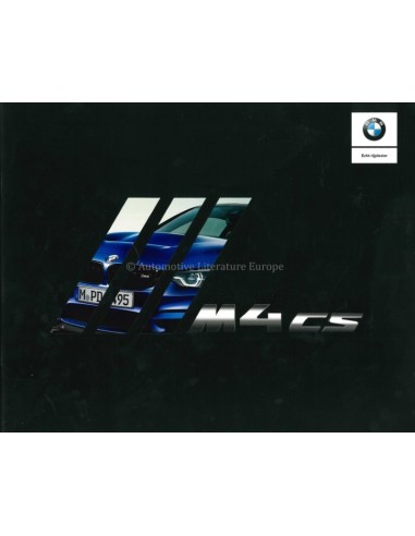 2017 BMW M4 CS BROCHURE DUTCH
