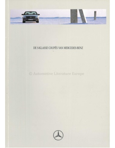 1994 MERCEDES BENZ S CLASS COUPE BROCHURE DUTCH
