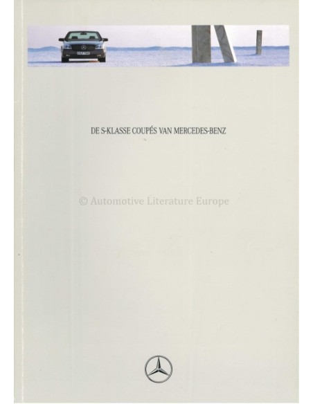 1994 MERCEDES BENZ S CLASS COUPE BROCHURE DUTCH