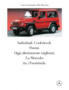 1989 MERCEDES BENZ G CLASS BROCHURE ITALIAN