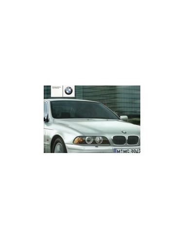 2002 BMW 5 SERIE INSTRUCTIEBOEKJE DUITS