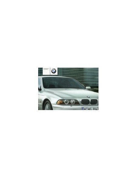 2002 BMW 5 SERIE INSTRUCTIEBOEKJE DUITS