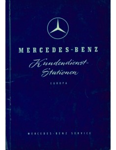1956 MERCEDES BENZ SERVICE EUROPA HANDLEIDING