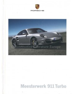 2006 PORSCHE 911 TURBO HARDCOVER PROSPEKT NIEDERLÄNDISCH