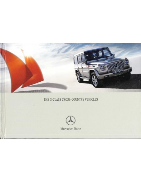 2005 MERCEDES BENZ G KLASSE HARDCOVER BROCHURE ENGELS
