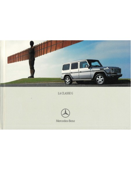 2004 MERCEDES BENZ G CLASS HARDCOVER BROCHURE FRENCH