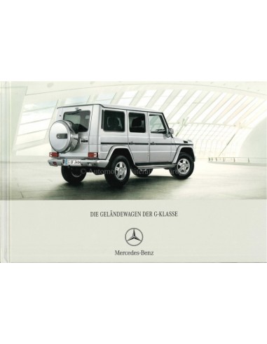 2007 MERCEDES BENZ G KLASSE HARDCOVER PROSPEKT DEUTSCH