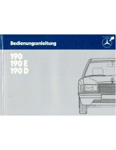 1984 MERCEDES BENZ 190 INSTRUCTIEBOEKJE DUITS