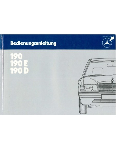 1984 MERCEDES BENZ 190 BETRIEBSANLEITUNG DEUTSCH