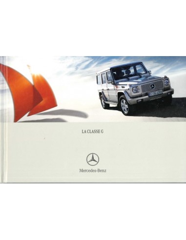 2005 MERCEDES BENZ G KLASSE HARDCOVER PROSPEKT FRANZÖSISCH
