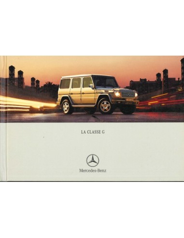 2002 MERCEDES BENZ G CLASS HARDCOVER BROCHURE FRENCH