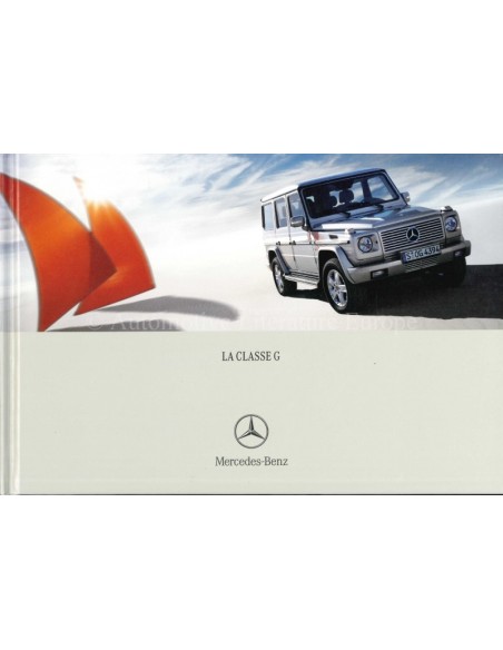 2005 MERCEDES BENZ G CLASS HARDCOVER BROCHURE FRENCH