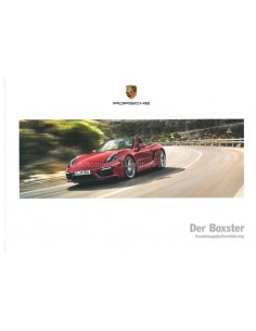 2016 PORSCHE BOXSTER HARDBACK BROCHURE GERMAN