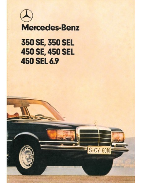 1979 MERCEDES BENZ S CLASS BROCHURE GERMAN