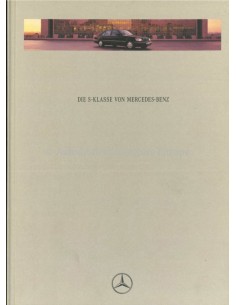 1994 MERCEDES BENZ S CLASS HARDCOVER BROCHURE GERMAN