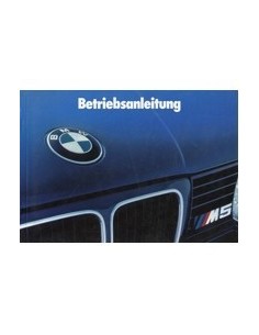 1988 BMW 5 SERIE M5 INSTRUCTIEBOEKJE DUITS