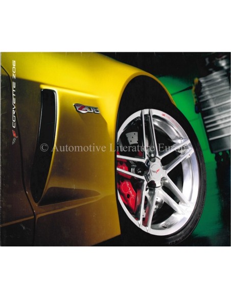 2004 CHERVOLET CORVETTE Z06 VOUW BROCHURE ENGELS (USA)