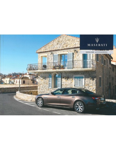 2011 MASERATI QUATTROPORTE VI ACCESSOIRES BROCHURE ENGELS