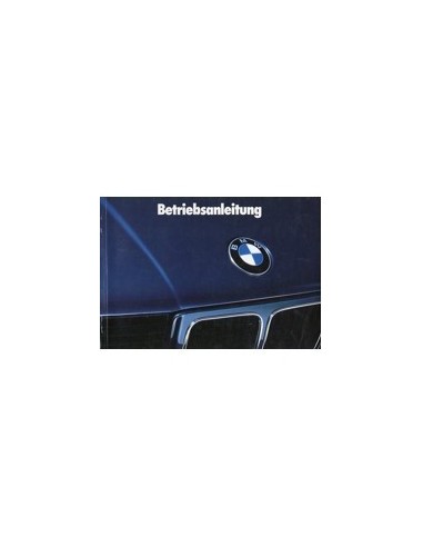 1988 BMW 5 SERIE INSTRUCTIEBOEKJE DUITS