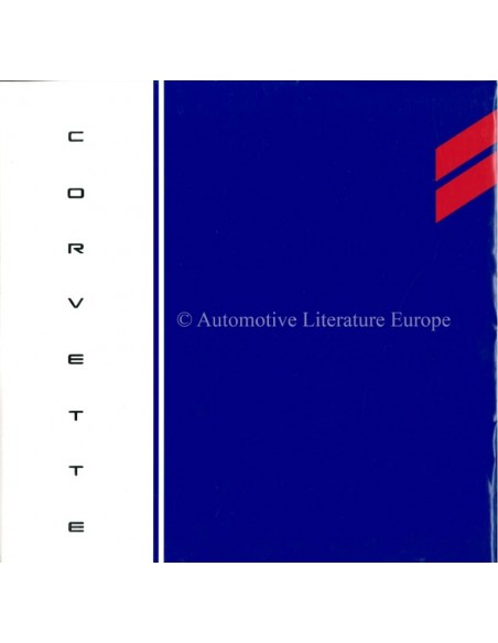 1996 CHEVROLET CORVETTE PROSPEKT ENGLISCH (USA)