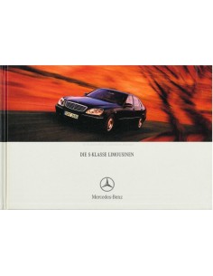 2000 MERCEDES BENZ S-KLASSE BROCHURE HARDCOVER DUITS
